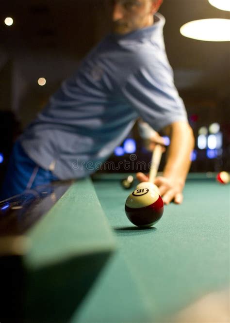 Pool shot stock image. Image of competitor, billiards - 25218153