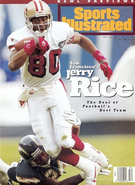 San Francisco 49ers Jerry Rice... Sports Illustrated Cover by Sports ...