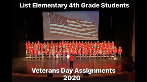 Veterans Day at List Elementary - YouTube