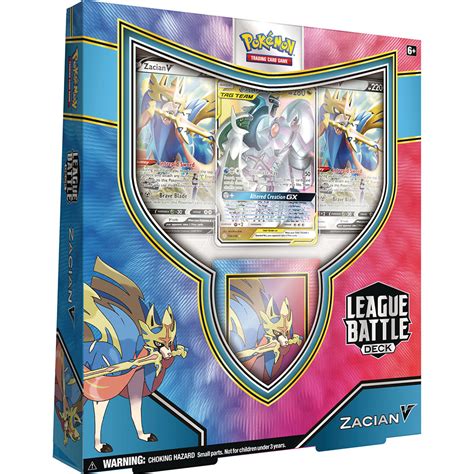 Deals of the day up to 25% off Learn more about us Pokemon League Battle Deck Zacian V PTCGO ...