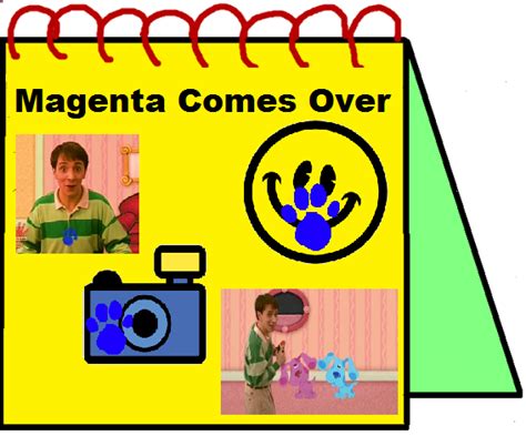 Clues from Magenta Comes Over | Blue’s clues, Blue's clues and you ...