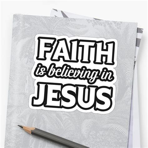 Faith Sticker by plushism | Faith stickers, Faith, Vinyl sticker