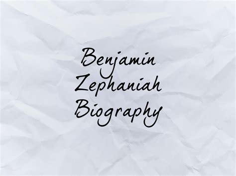 Benjamin Zephaniah Biography | Teaching Resources