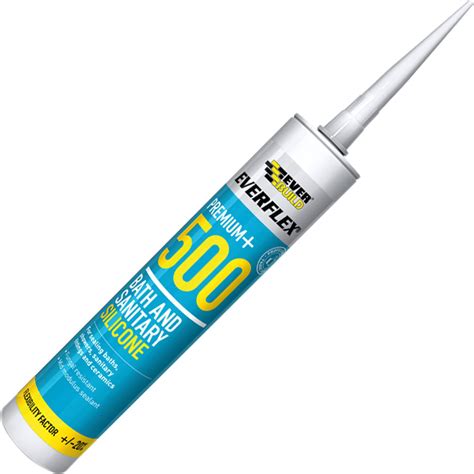 Everbuild Contractors Silicone Sealant White 295ml