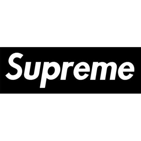 Supreme Logo Decal Sticker - SUPREME-LOGO-DECAL - Thriftysigns