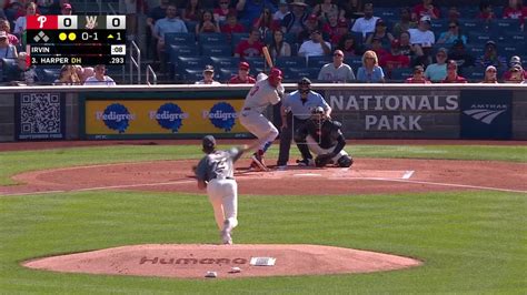 Bryce Harper hit by pitch. | 08/19/2023 | MLB.com