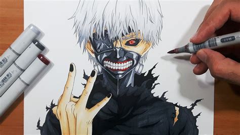 Comment dessiner des animaux : Ken Kaneki ! - Tutoriel étape par étape ! | Yair Sasson Art ...