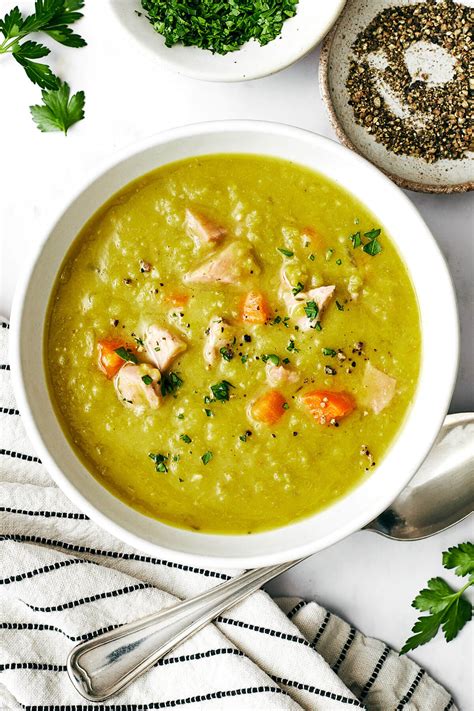 Classic Split Pea Soup - Downshiftology