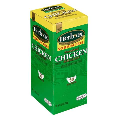 Herb-Ox Sodium Free Granulated Bouillon — Snackathon Foods