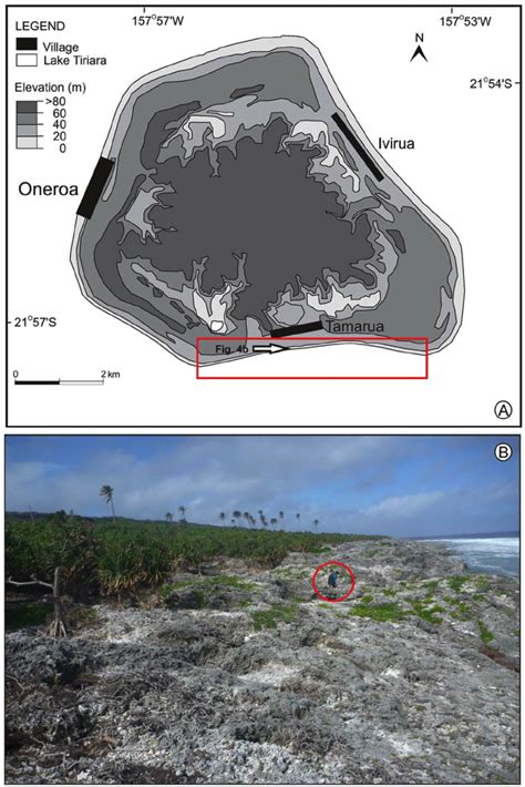 Mangaia, Cook Islands. (a) Plan view showing the ABLS on the south... | Download Scientific Diagram