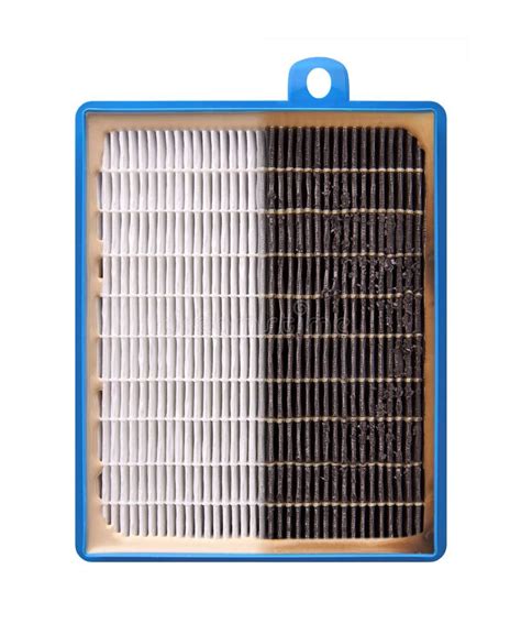 High Efficiency Air Filter for HVAC System. New and Used Filter Stock Image - Image of ...