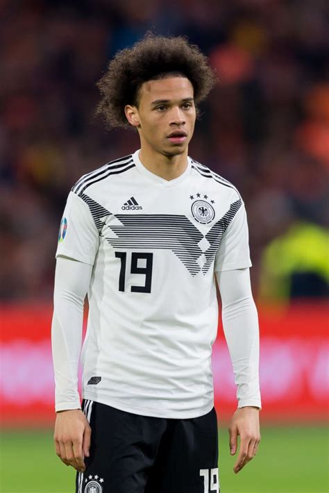 Leroy Sane of Germany looks on during the 2020 UEFA European... | Leroy sané, Usa soccer team ...