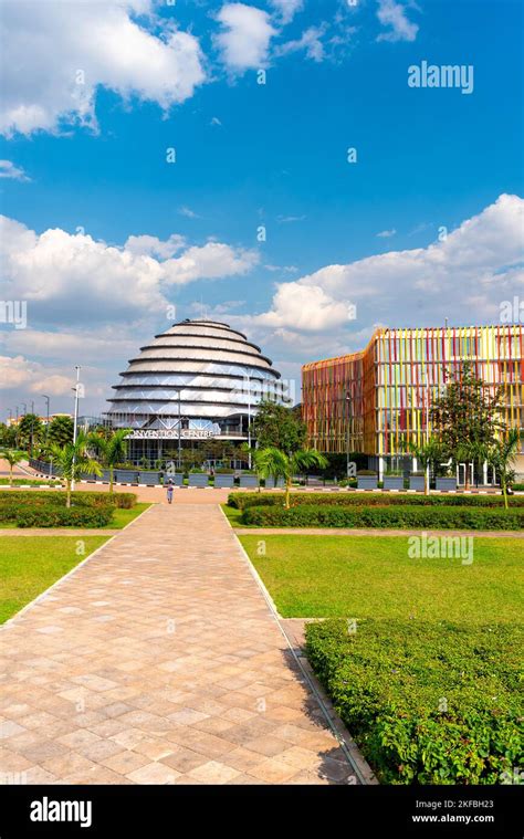 Kigali, Rwanda - August 19 2022: Kigali Convention Centre on a sunny ...