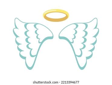 Cartoon Angel Wings Vector Illustration Stock Vector (Royalty Free ...