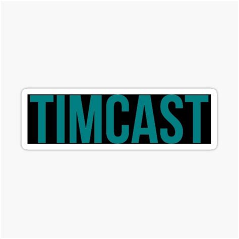 "Timcast" Sticker for Sale by kronotic | Redbubble