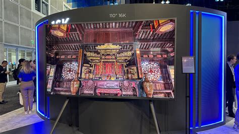 BOE Demonstrates 110-inch 16K LCD Screen at Display Week 2023 - TrendRadars