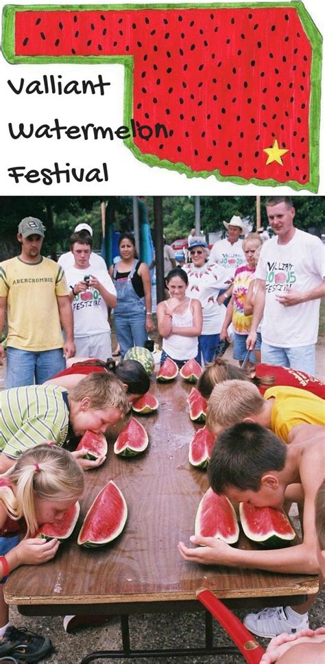 The Valliant Watermelon Festival is an Oklahoma summer staple. Chow down on free slices of ...