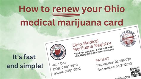 Renewing Your Ohio Medical Marijuana Card is Fast and Simple