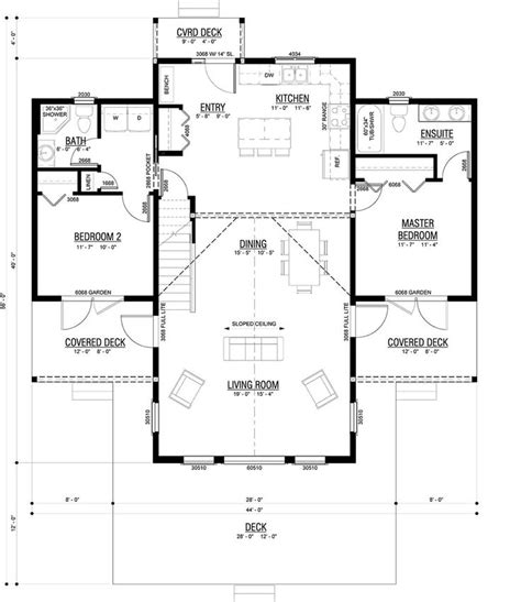 Summit | Home design floor plans, Floor plan design, Cottage plan