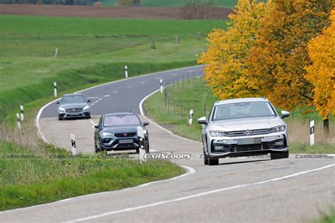 2023 Volkswagen Passat Prototype Hides Sporty Golf Grille Behind Sneaky ...