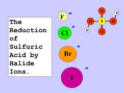 AQA A-level / AS Halide ions (their redox reactions with sulfuric acid ...