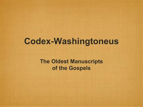 IntroCODEX-W - Woodland Oaks Church of Christ