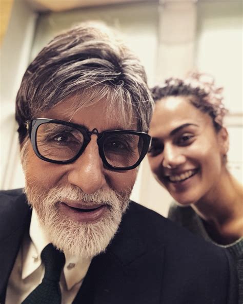 Taapsee Pannu and Amitabh Bachchan's first picture from the sets of ...