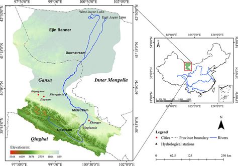 Heihe River Basin. (Modified from Cui et al. (2016)). | Download Scientific Diagram