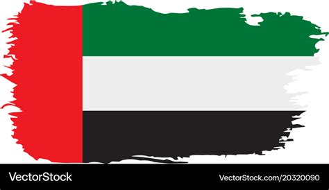 United arab emirates flag Royalty Free Vector Image