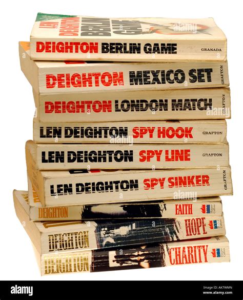 Spy Novels by Len Deighton Stock Photo - Alamy