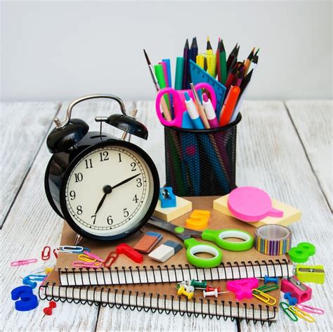 Premium Photo | School office supplies