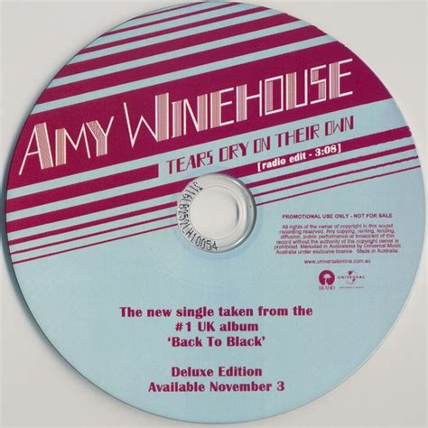 Amy Winehouse - Tears Dry On Their Own (2007, CDr) | Discogs