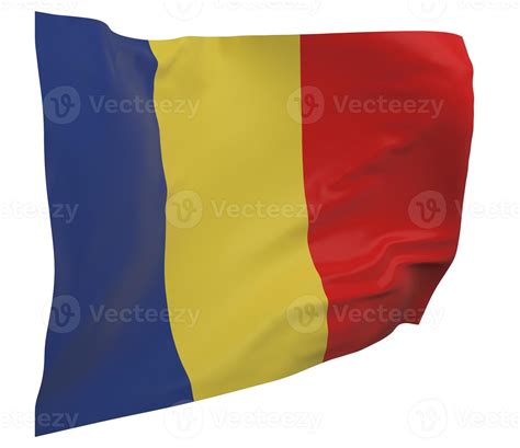 Chad flag isolated 8417101 Stock Photo at Vecteezy