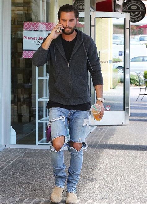 Scott Disick Wears Michael Kors Hoodie, John Elliott T-Shirt, Fear of ...