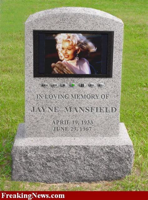 Jayne Mansfield | Famous graves, Unusual headstones, Cemetery monuments