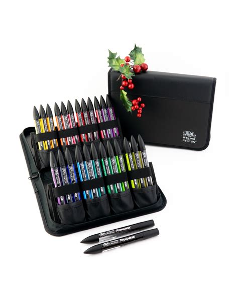 The Winsor & Newton ProMarkers Pouch Gift Set • CITY STATIONERY GROUP SAL