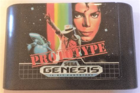 Michael Jackson's Moonwalker *PROTOTYPE* (Sega Genesis) - Reproduction Video Game Cartridge ...