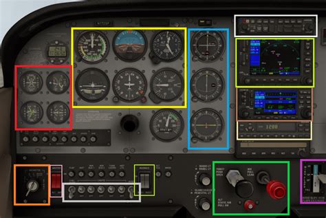 Cessna 172 Dashboard