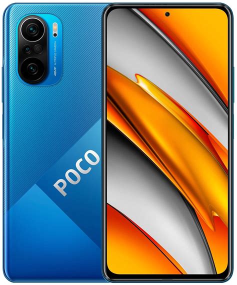 Смартфон Xiaomi POCO F3 6/128 ГБ RU, Dual nano SIM, синий океан — купить в интернет-магазине по ...