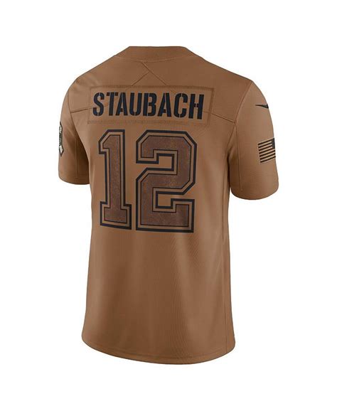 Nike Men's Roger Staubach Brown Distressed Dallas Cowboys 2023 Salute ...