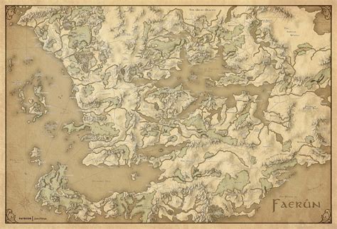 The World Of Faerun Map — Jared Blando