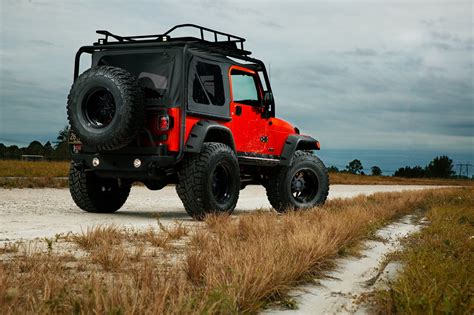 Super Bright Jeep Wrangler TJ on Rotiform Off-road Wheels — CARiD.com ...