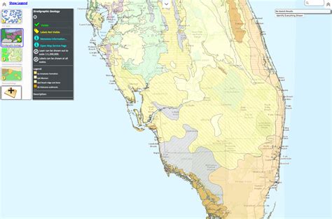 Interactive map of Florida's geology and natural resources | American ...