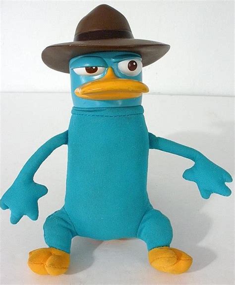 Disney Phineas And Ferb Perry The Platypus Agent P Gabble Head Talking Plush Toy #JAKKSPacific ...