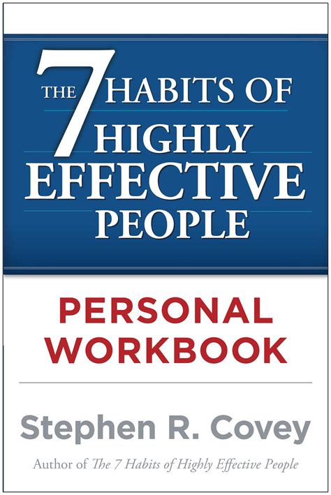 The 7 Habits of Highly Effective People Personal Workbook | Book by ...