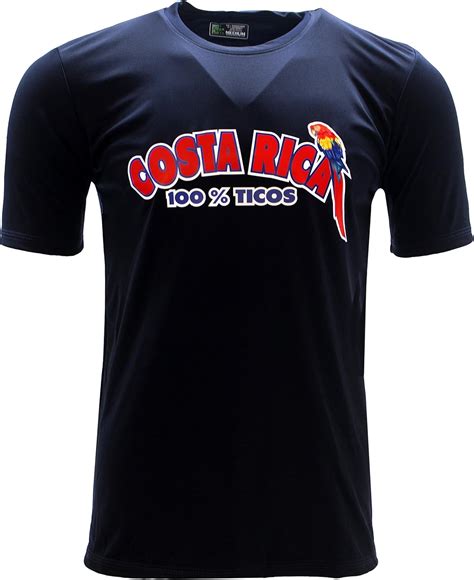 Amazon.com: Costa Rica 100% Ticos Fan Jersey Red/Navy_Costa Rica Soccer ...