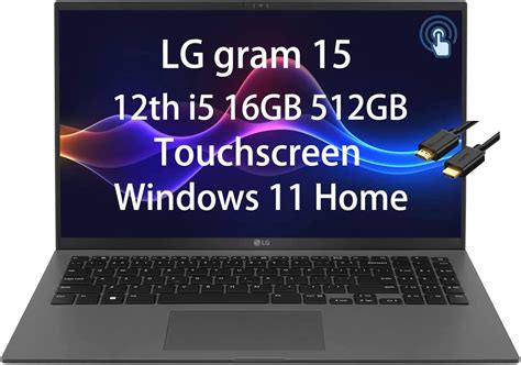 LG gram 15 - i5-1240P · Xe Graphics G7 80 EU · 15.6”, Full HD (1920 x 1080), IPS · 512GB SSD ...