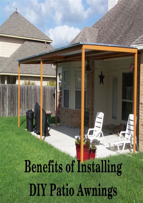 Advantages of Installing DIY Patio Awnings.