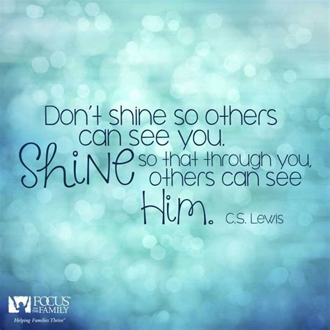 let your light shine before others, so that they may see your good ...