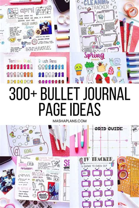 31 Fun And Simple Bullet Journal Page Ideas Masha Plans, 58% OFF